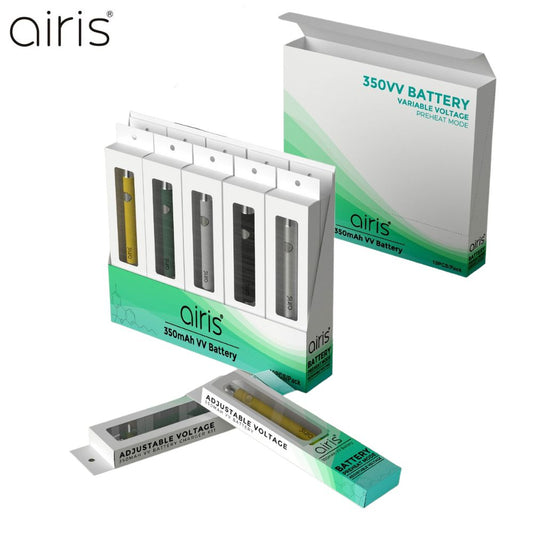 Airis 350mAh 510 Cart Battery VV Button USB-C