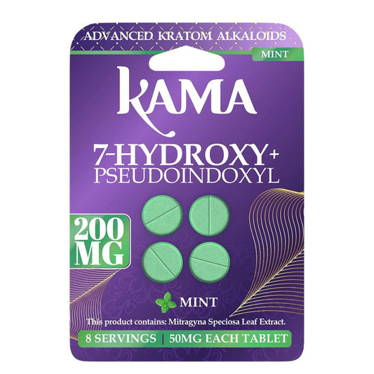 KAMA 7 Hydroxy + Pseudoindoxyl 4ct Tablets - 200mg