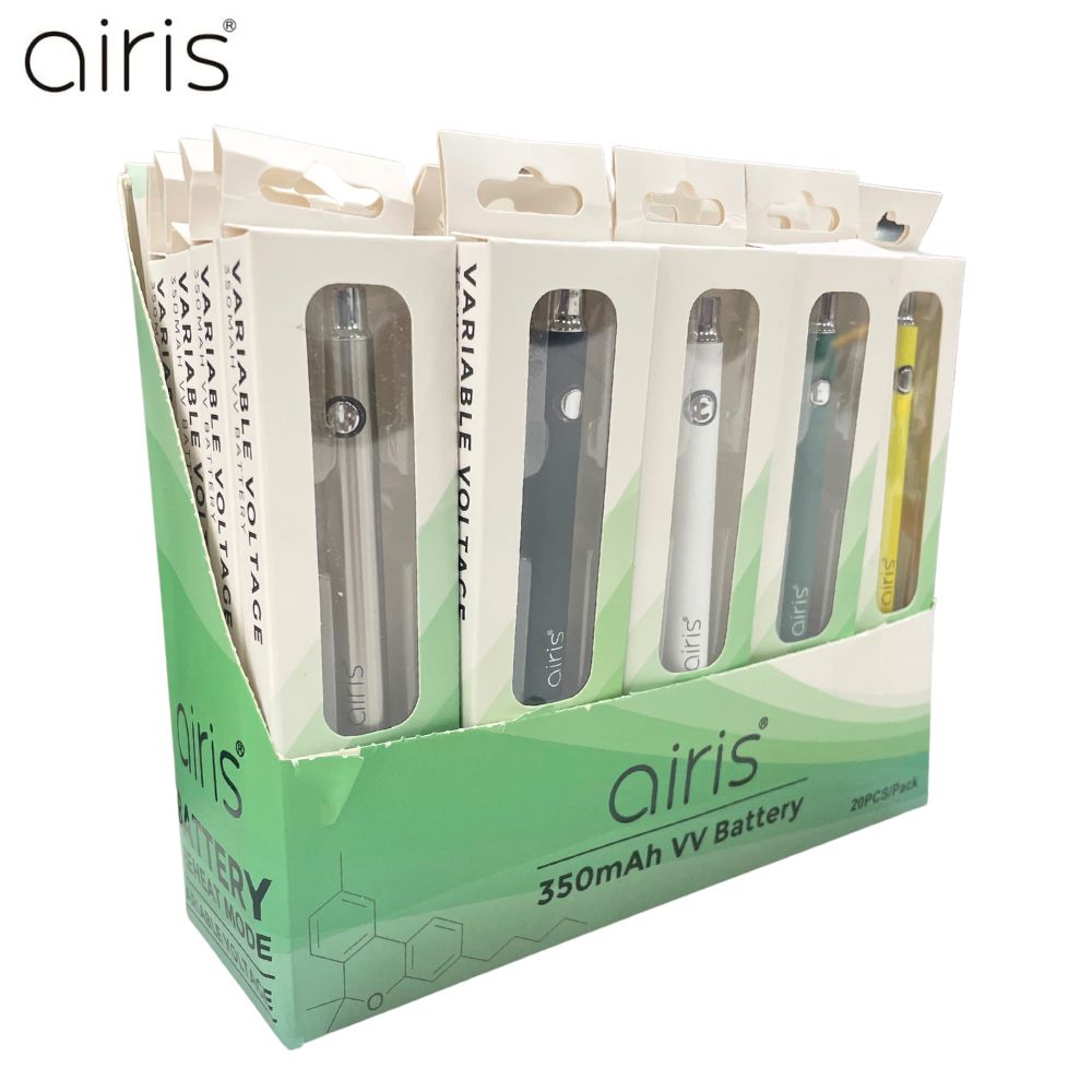 Airis 350mAh 510 Cart Battery VV Button USB-C