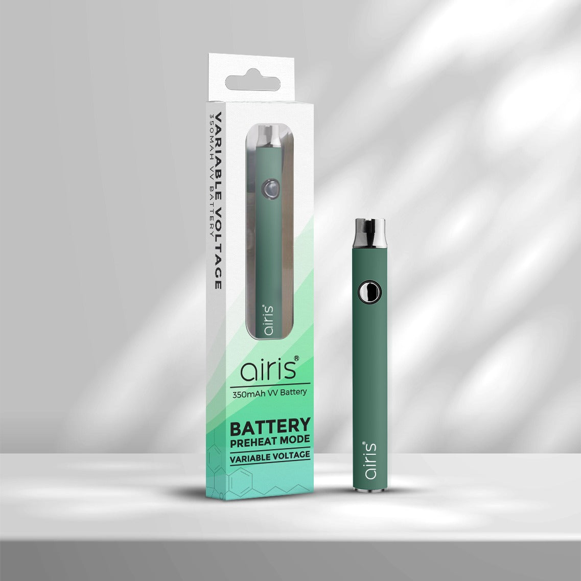 Airis 350mAh 510 Cart Battery VV Button USB-C