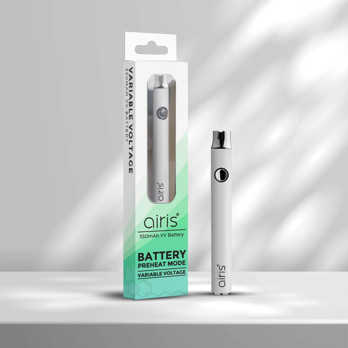 Airis 350mAh 510 Cart Battery VV Button USB-C
