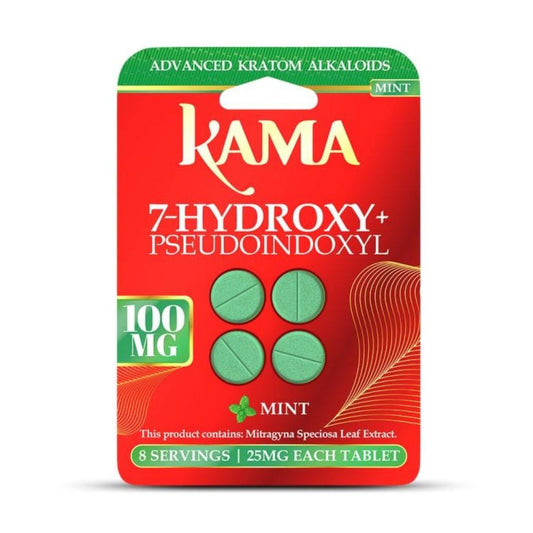Kama 7-Hydroxy + Pseudo Tablets – 100MG (4-Pack)