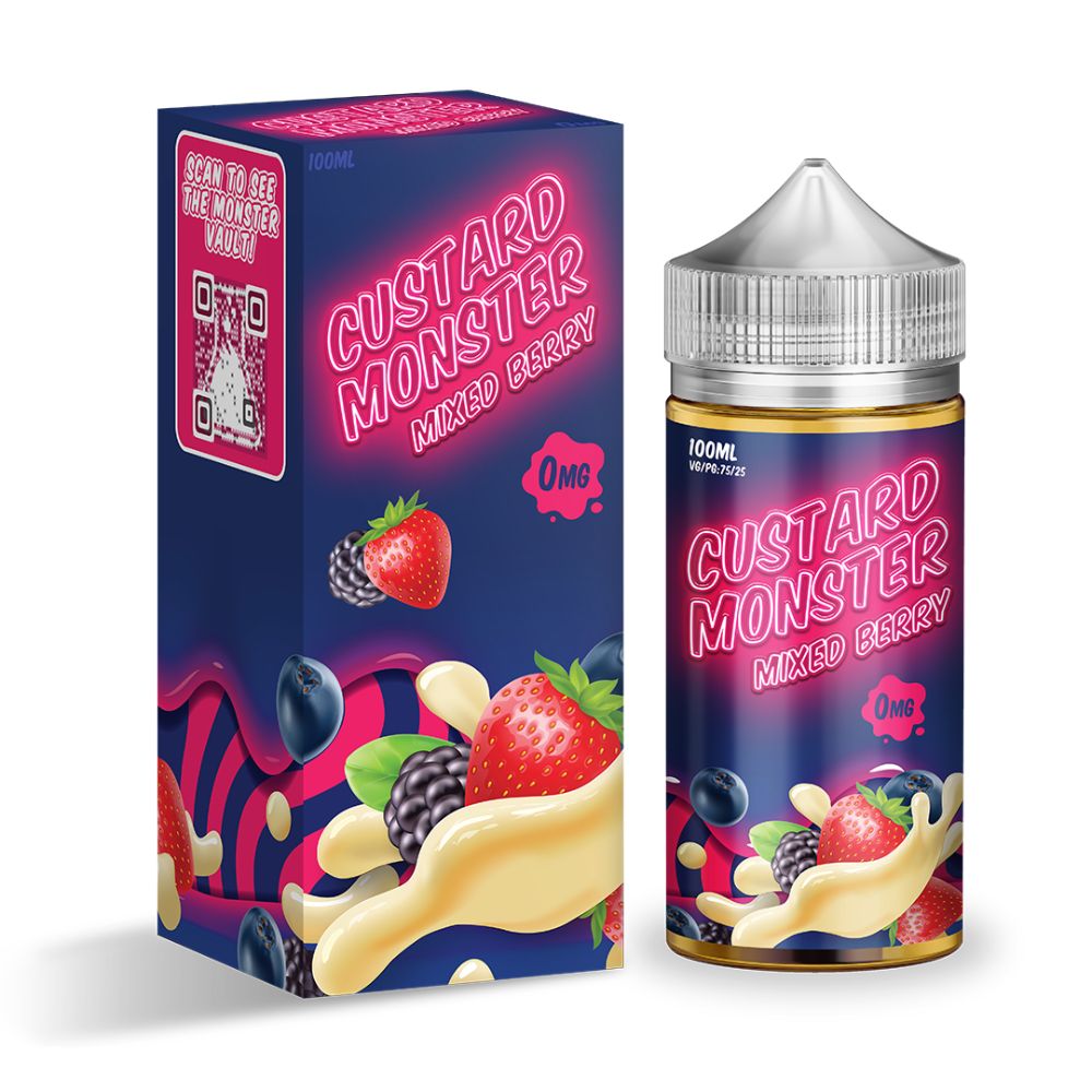 Custard Monster Mixed Berry 100ml