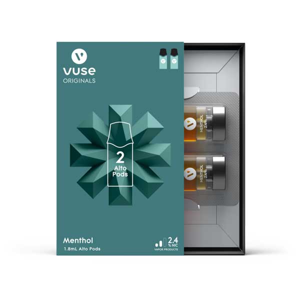 Vuse Alto Pods 2.4% 2 Pack - Menthol