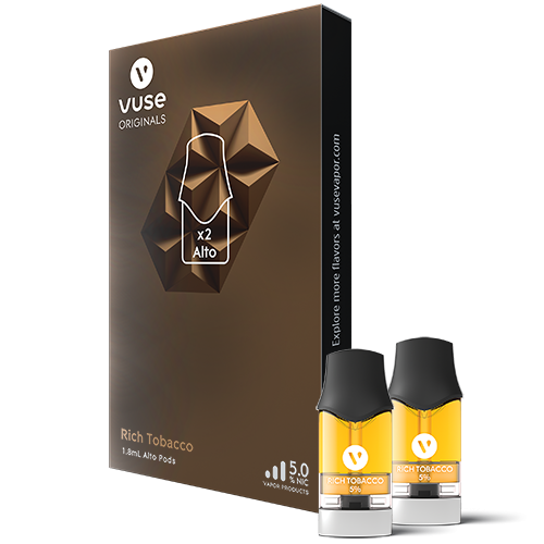 Vuse Alto Pods 5% 2 Pack - Rich Tobacco