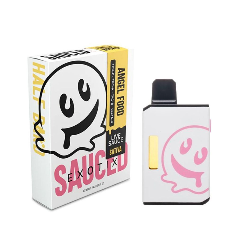 Half Baked Sauced Exotix 4G Live Sauce THC Vape