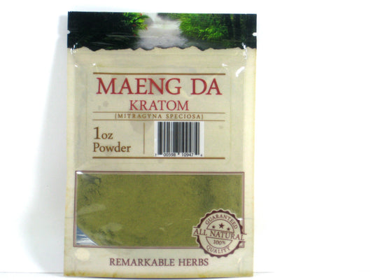 Remarkable Herbs Green Vein Maeng Da Kratom Powder