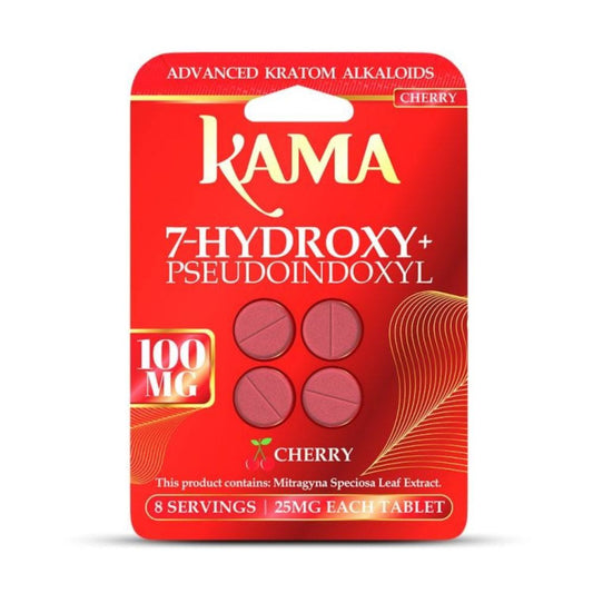 Kama 7-Hydroxy + Pseudo Tablets – 100MG (4-Pack)
