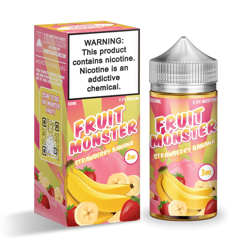 Strawberry Banana by Fruit Monster 100ml
