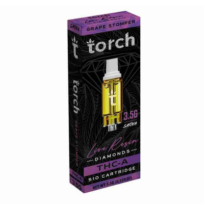 Torch 3.5g THCA Cartridge - Live Resin Diamonds