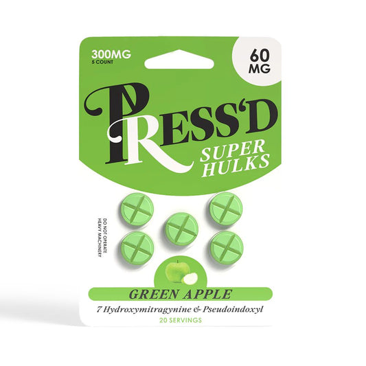 Press’d 7 Hydroxy + Pseudo Super Hulks Tablets – 300mg