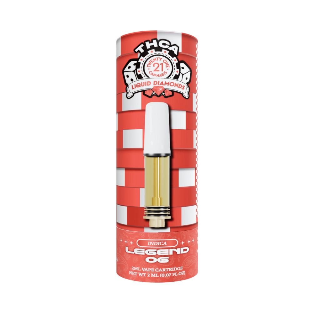 Twenty One THCA Cartridge - 2G Liquid Diamonds