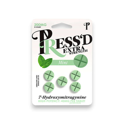 Press'd 7 Hydroxymitragynine Tablets Extra Strength – 200mg