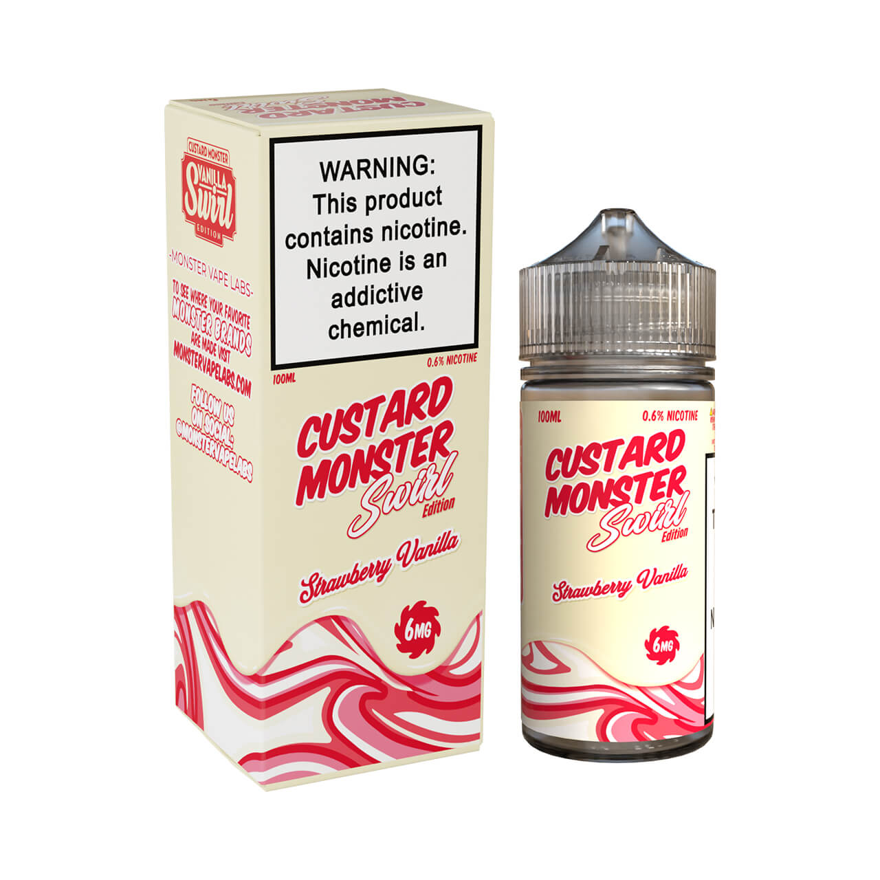 Strawberry Vanilla by Custard Monster 100ml