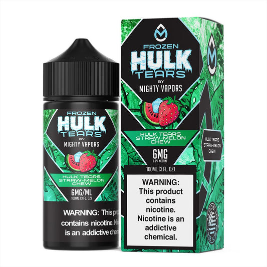 Frozen Hulk Tears Straw-Melon Chew by Mighty Vapors