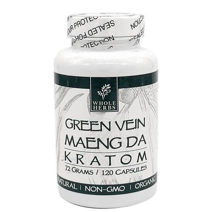 Whole Herbs Green Vein Maeng Da Capsules