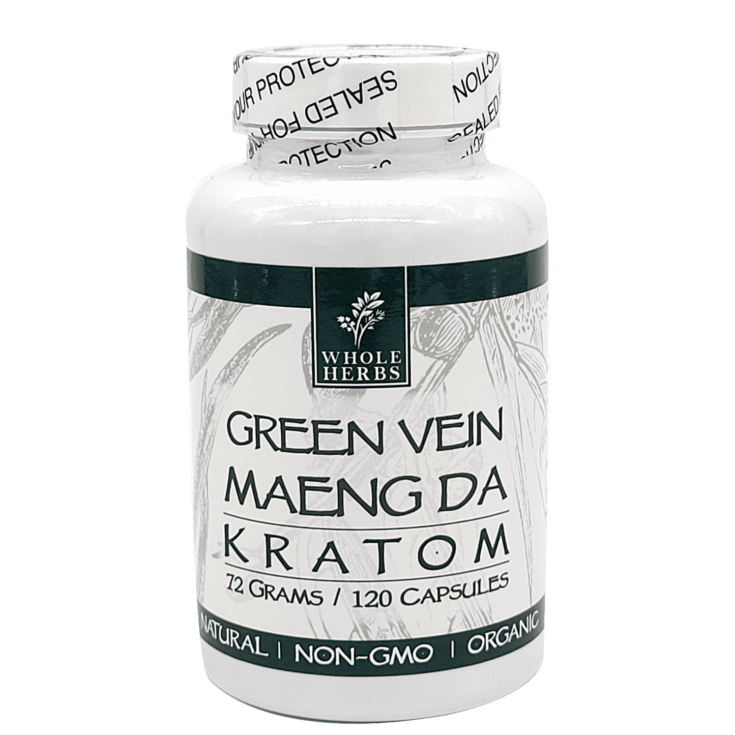 Whole Herbs Green Vein Maeng Da Capsules