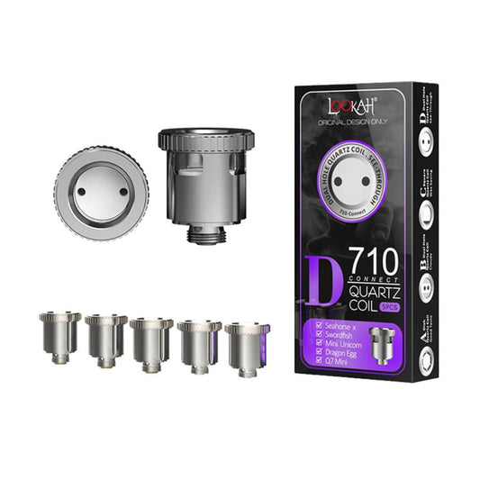 Lookah 710 Dual Hole Quartz Coil Type D