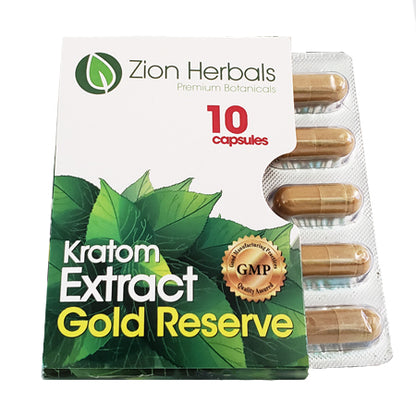Zion Herbals Kratom 10ct