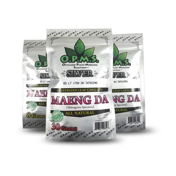 OPMS Silver Green Vein Maeng Da Capsules