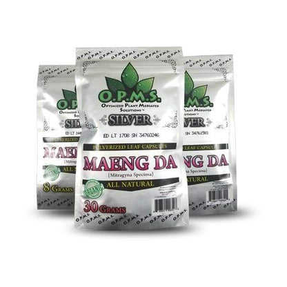 OPMS Silver Green Vein Maeng Da Capsules