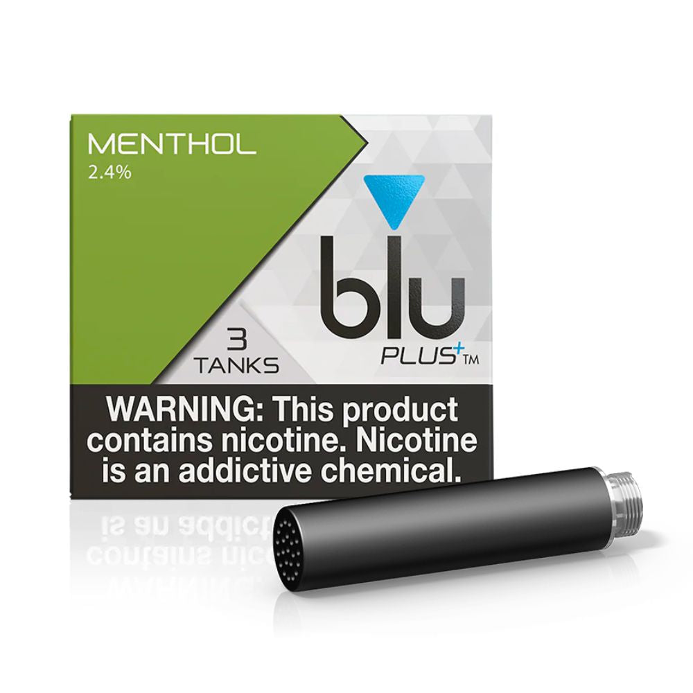 BLU PLUS+ Tanks 2.4% Menthol - 3 Pack