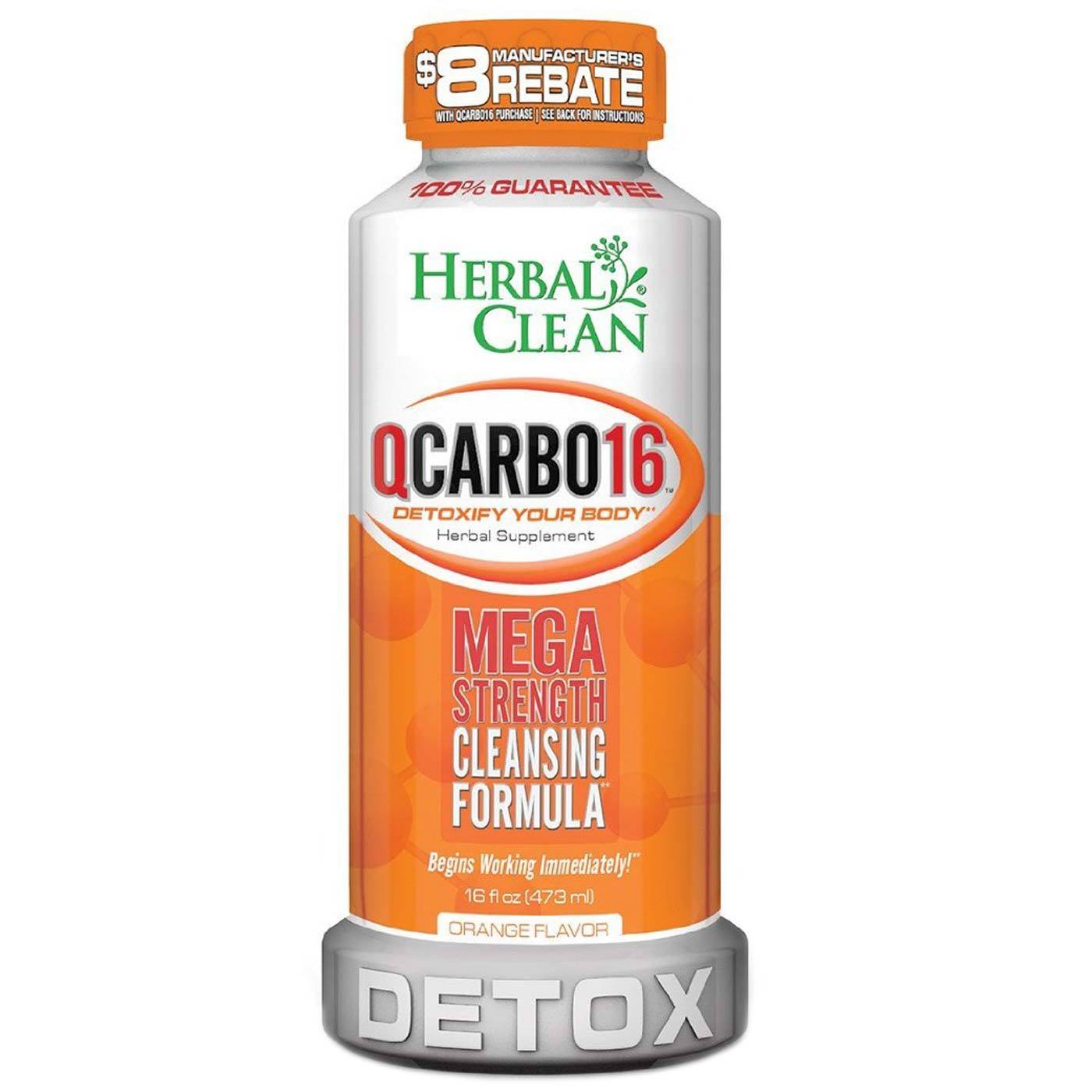 Qcarbo16 Detox Mega Strength by Herbal Clean