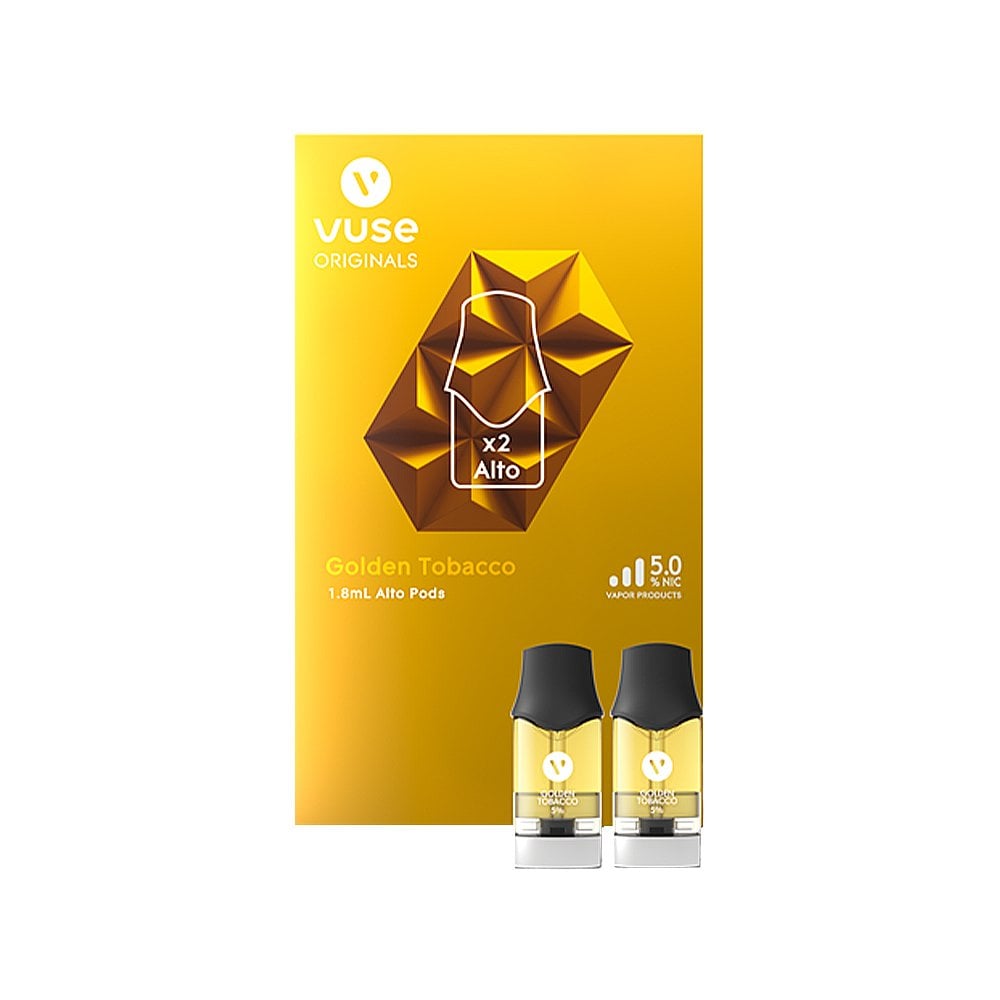 Vuse Alto Pods 5% 4 Pack - Golden Tobacco