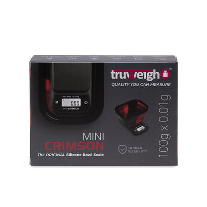 TRUWEIGH MINI CRIMSON COLLAPSIBLE BOWL 100G X 0.01G