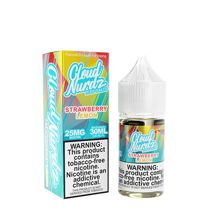 Cloud Nurdz Iced Strawberry Lemon Salts