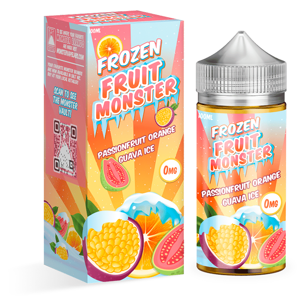 Frozen Fruit Monster Passionfruit Orange Guava Ice E-Juice