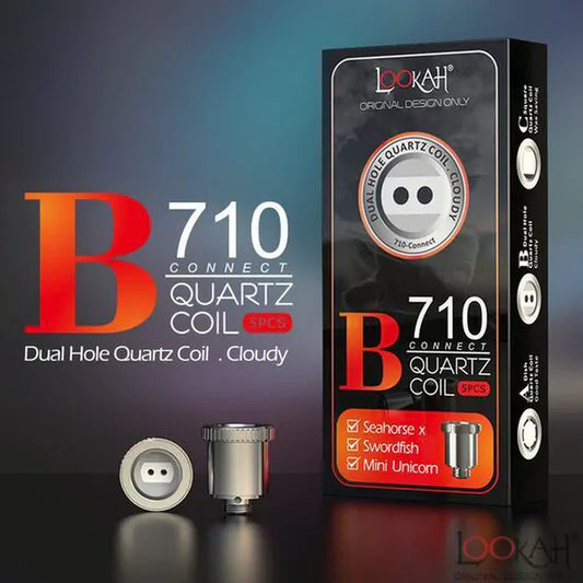 Lookah 710 Dual Hole Quartz Coil Type B