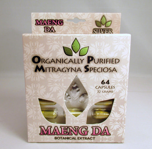 OPMS Silver Green Vein Maeng Da Capsules