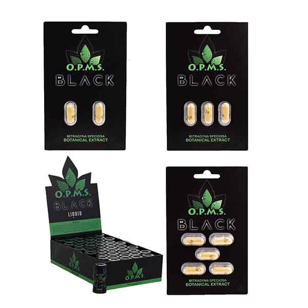 OPMS Black Kratom Capsules