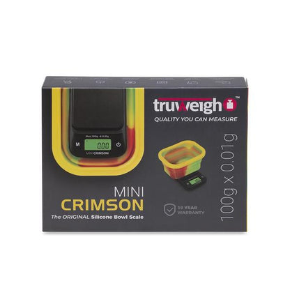 TRUWEIGH MINI CRIMSON COLLAPSIBLE BOWL 100G X 0.01G