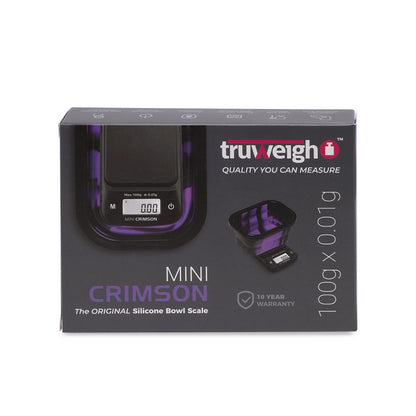 TRUWEIGH MINI CRIMSON COLLAPSIBLE BOWL 100G X 0.01G