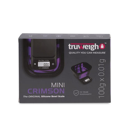 TRUWEIGH MINI CRIMSON COLLAPSIBLE BOWL 100G X 0.01G