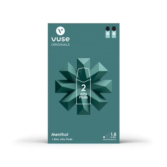 Vuse Alto Pods 1.8% 2 Pack - Menthol