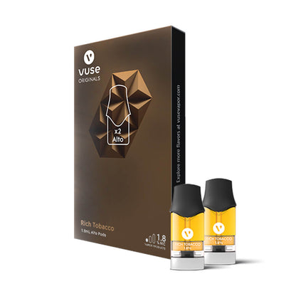 Vuse Alto Pods 1.8% 2 Pack - Rich Tobacco