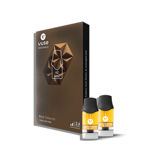 Vuse Alto Pods 2.4% 2 Pack- Rich Tobacco