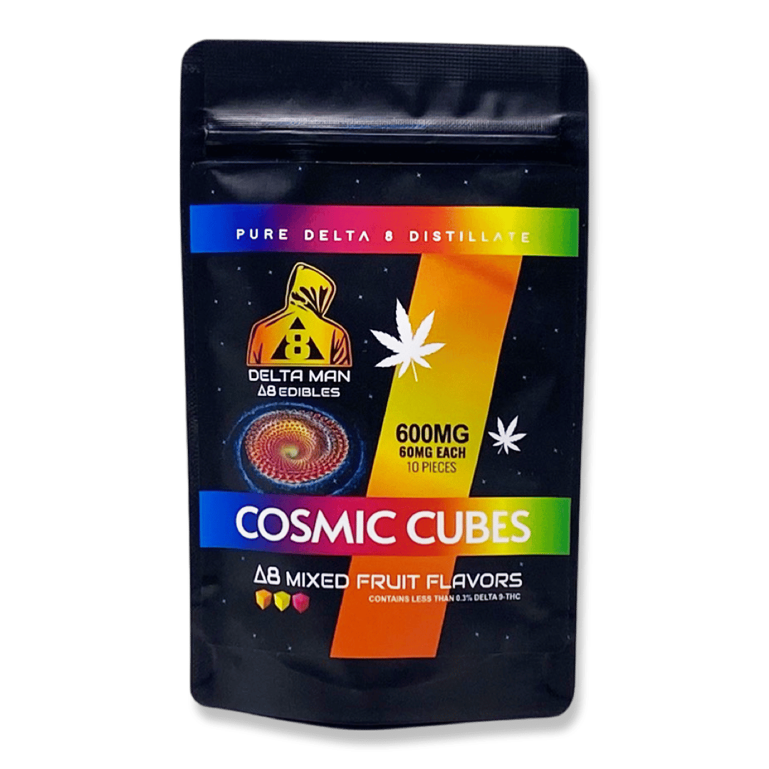 Delta Man D8 Cosmic Cubes 600mg Mixed Fruit
