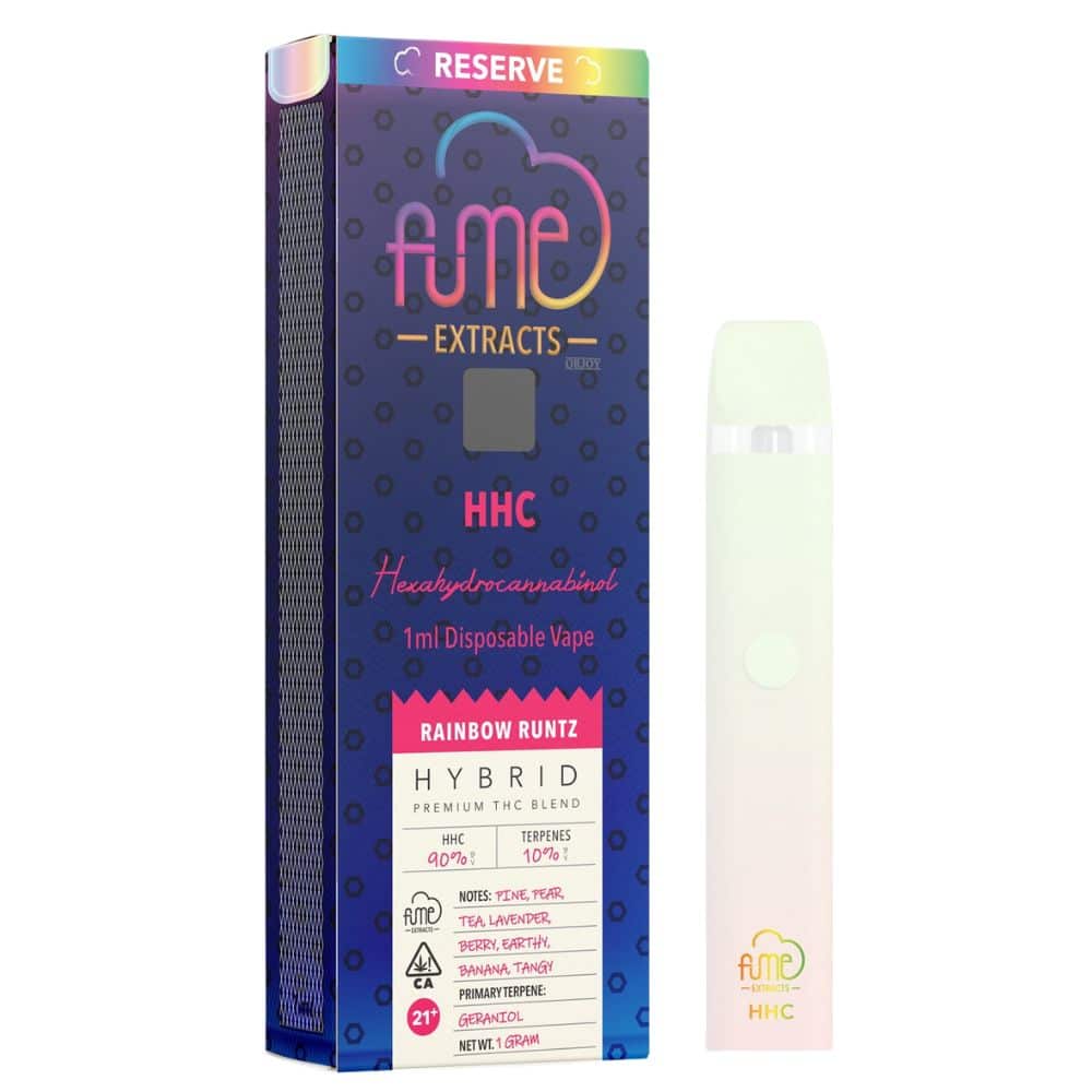 Fume Extracts Reserve HHC 1000mg Disposable Rainbow Runtz