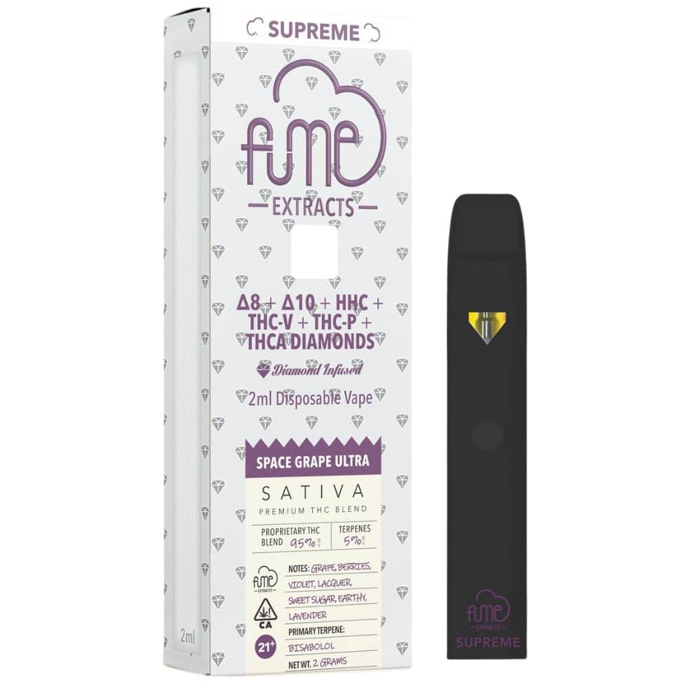 Fume Extracts Supreme Blend 2g Disposable Space Grape Ultra
