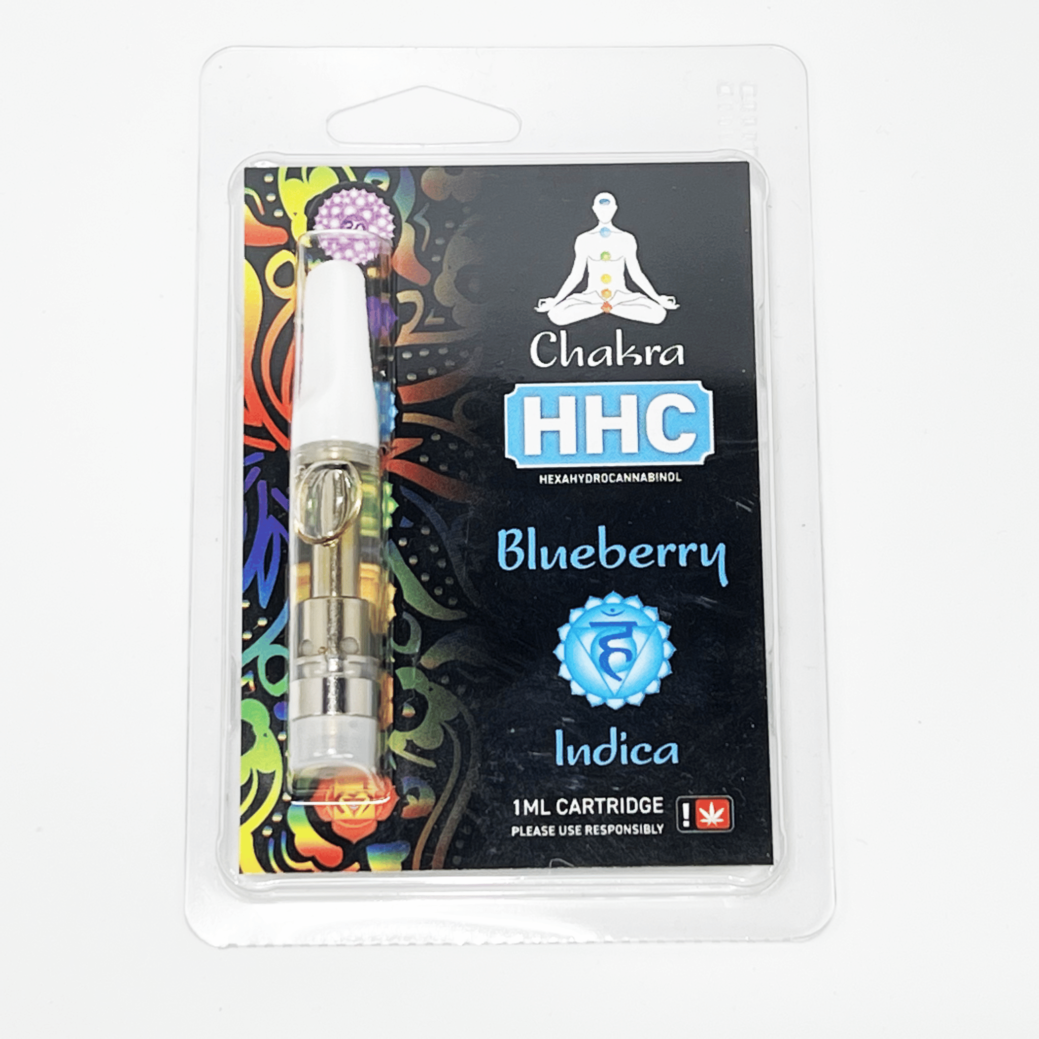 Chakra HHC Vape Cartridge 1000mg blueberry