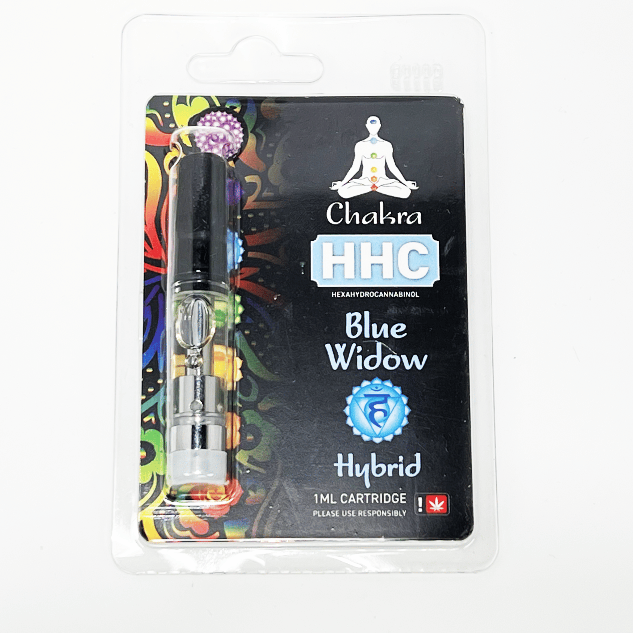 Chakra HHC Vape Cartridge 1000mg blue widow