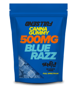 fullsend 500mg gummy blue razz