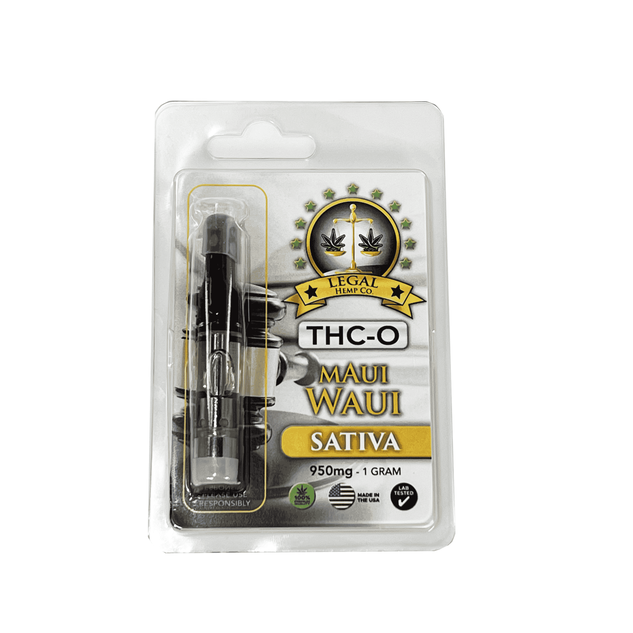 Legal Hemp Co. THC-O 950mg Cartridge maui waui