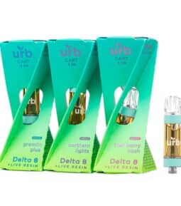 URB Delta-8 THC Live Resin Cartridge 2.2G