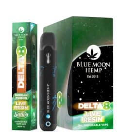 Delta 8 Live Resin 2g Disposable - Blue Moon Hemp