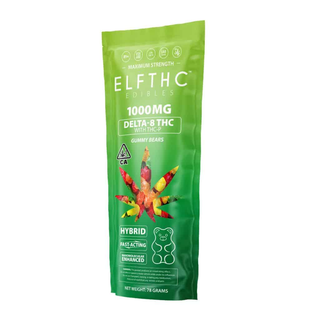 ELF THC Delta-8 + THC-P Candies 1000MG gummy bears